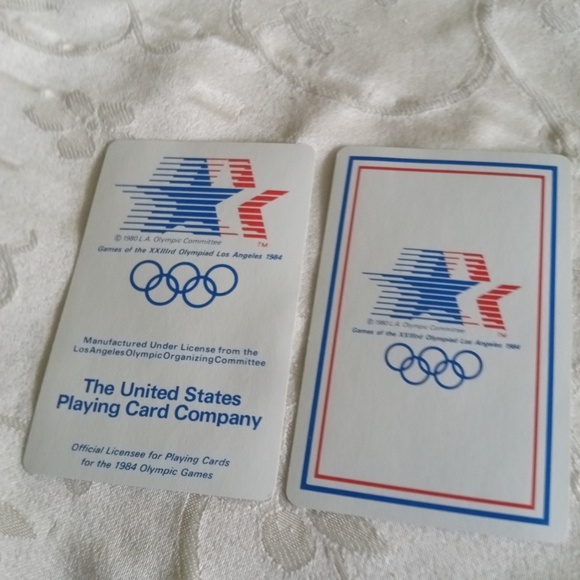 Vintage 1984 Olympics Playing Cards Los Angeles CA w Box - Picture 6 of 10